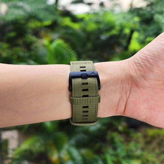 YOOSIDE Rugged Nylon Watch Strap for Casio gshock DW-5600/8900, Adjustable Sports Wristband for GA-100/GW-B5600/GB-5600 /GW-6900