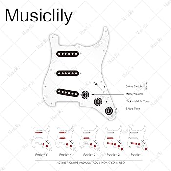 Amazon | Musiclily Pro ストラトギター用配線キット インポート