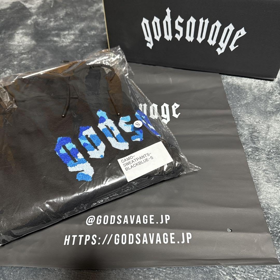 Amazon.co.jp: godsauage ゴッドサベージ 青 スウエット
