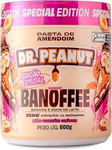 Dr. Peanut Pasta de Amendoim Banoffee 600g com Whey Protein