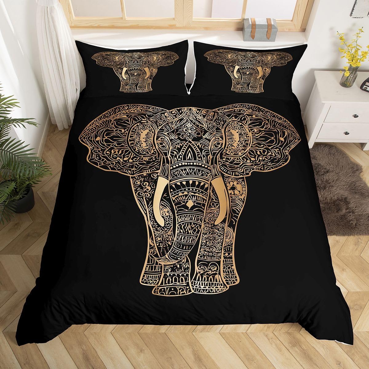 Feelyou Dragon Scales Duvet Cover for Kids Teens Reptile Skin 3D Bedding Set Animal Comforter Cover Ultra Soft Decor Bedspread Cover Blue and Green Full Size with 2 Pillow Case