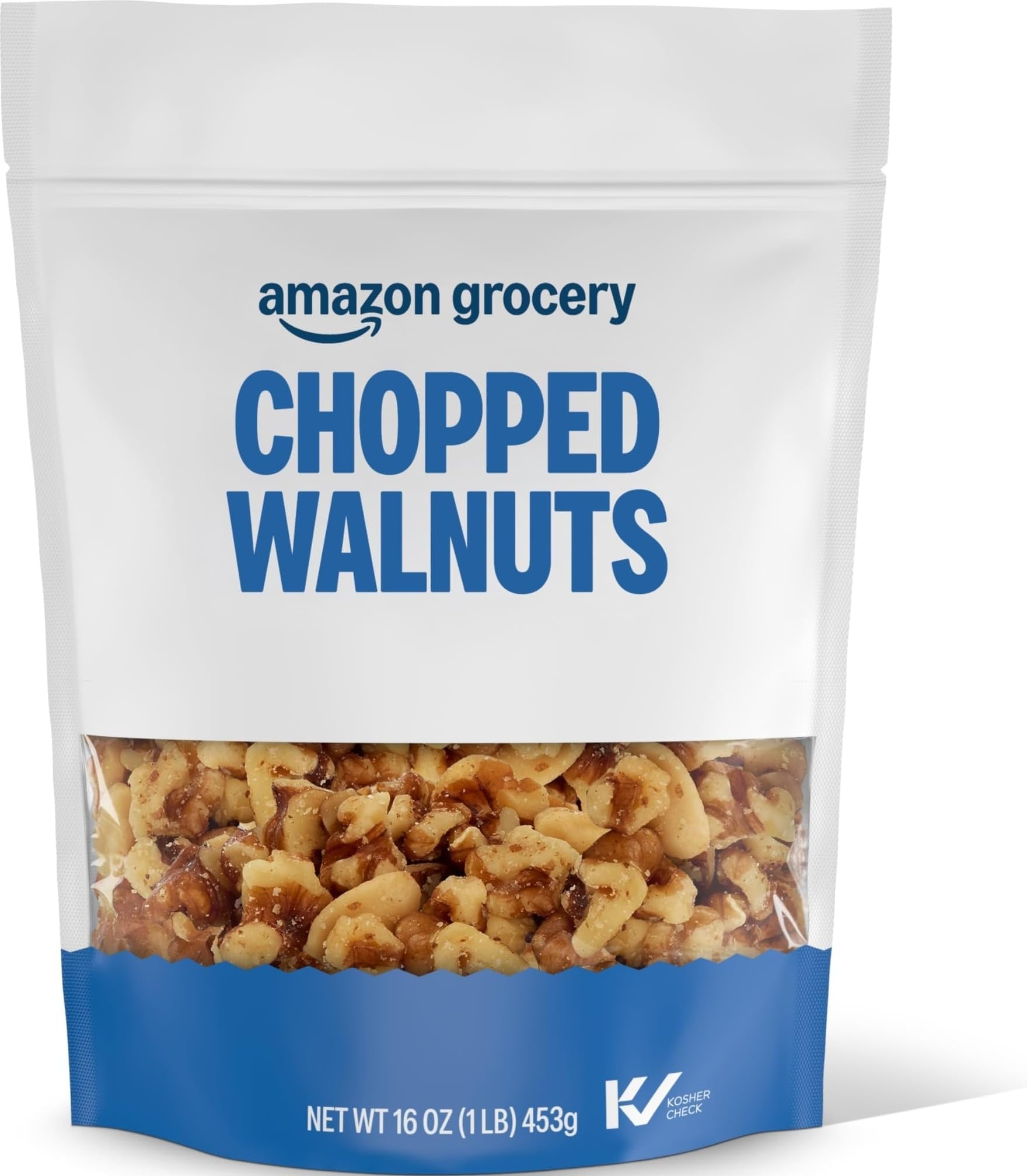 Amazon Grocery, Chopped Walnuts, 16 Oz (Previously Happy Belly, Packaging May Vary)