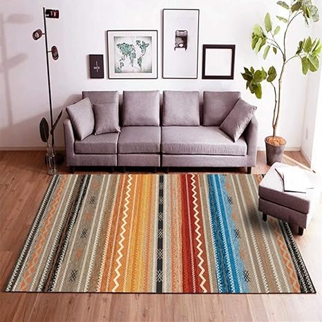 Amazon ラグ こども 部屋 ラグマット 洗える じゅうたん 北欧 おしゃれ カラー 滑り止め付き ラグ マイクロファイバー 欧式古典 80 1 図柄 カーペット 長方形 厚手 ラグカーペット モロッコ風 ホットカーペット対応 絨毯 床暖房対応 ラグ カーペット オンライン通販