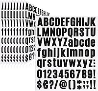 Vista 63 de 500 piezas de 10 hojas de calcomanías de letras, calcomanías de números de buzón de vinilo autoadhesivas impermeables, calcomanías de números