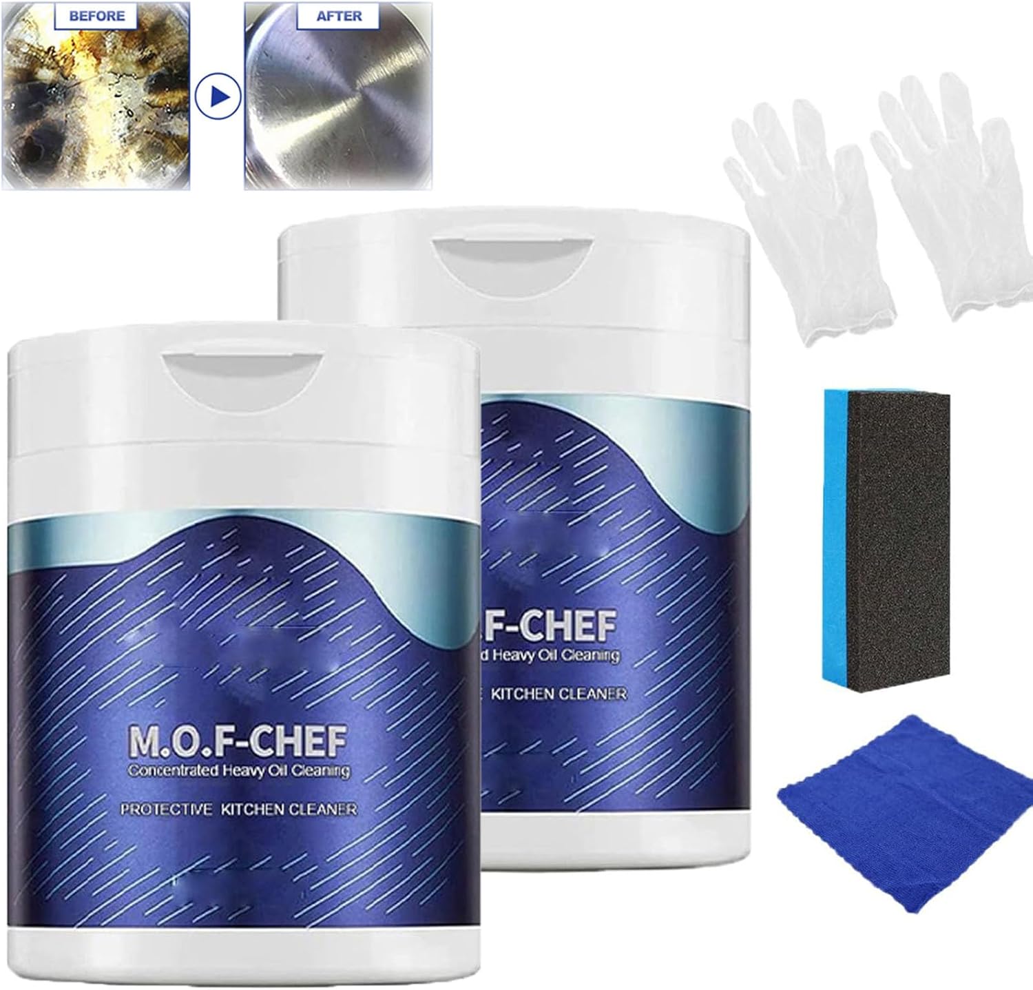 uphrgmd Mof Chef Cleaner Powder, Mo Chef Powder Cleaner