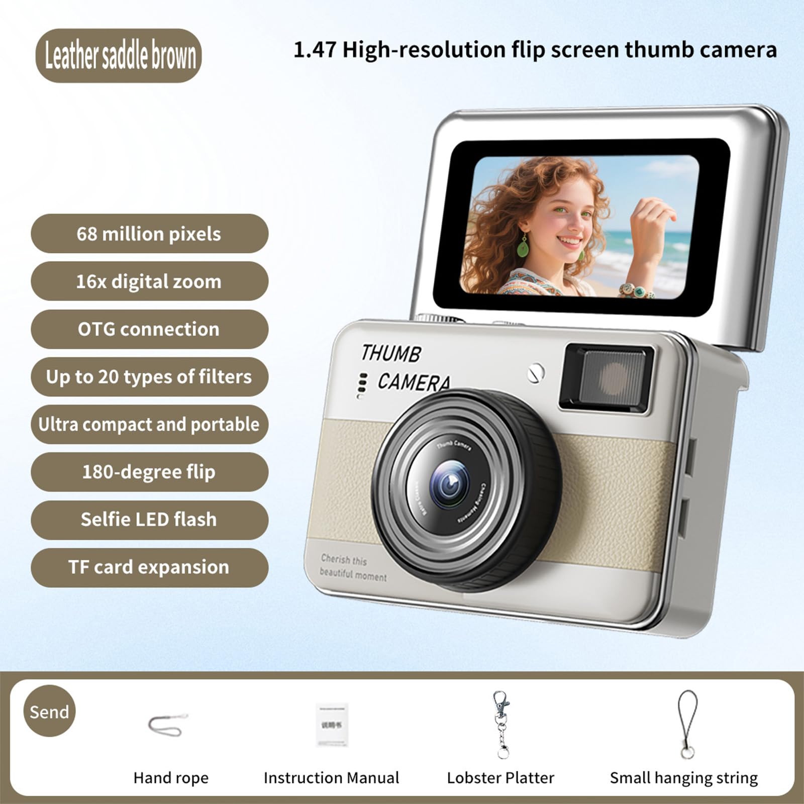 Amazon.co.jp: 6800Wの鮮明な写真と1080Pビデオを備えたキーホルダー