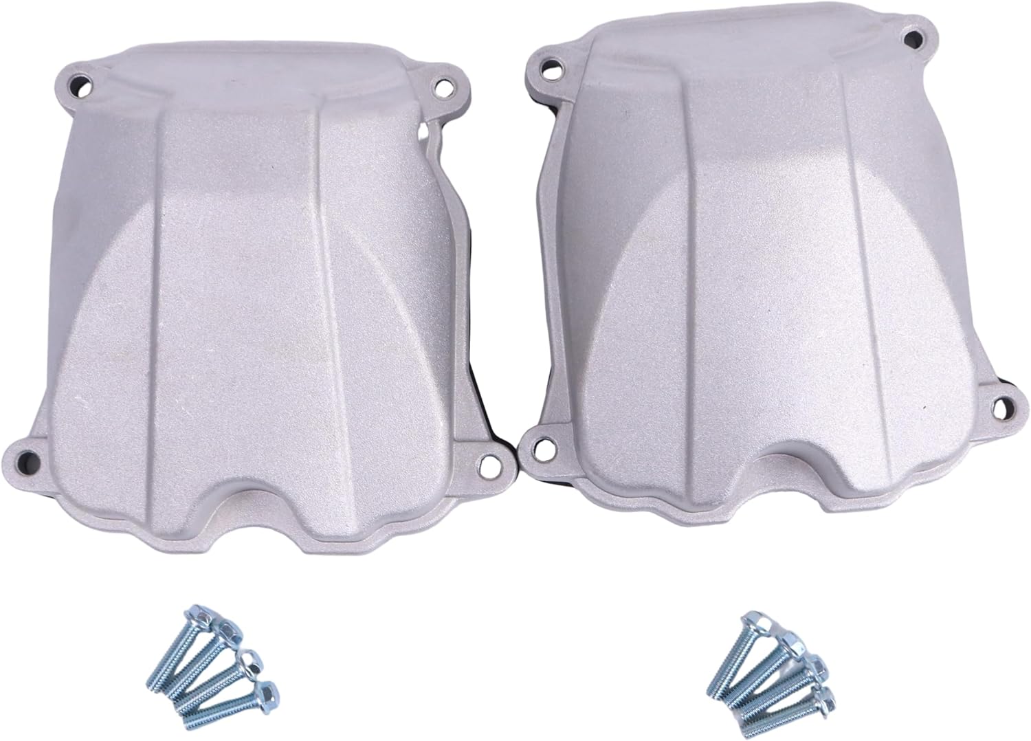 2 Pcs Cast Aluminum Valve Cover 420610395 420610393 420610394 420610390 Compatible with Can-am V-Twin ATV or UTV 500 570 650 800 850 1000 1000R