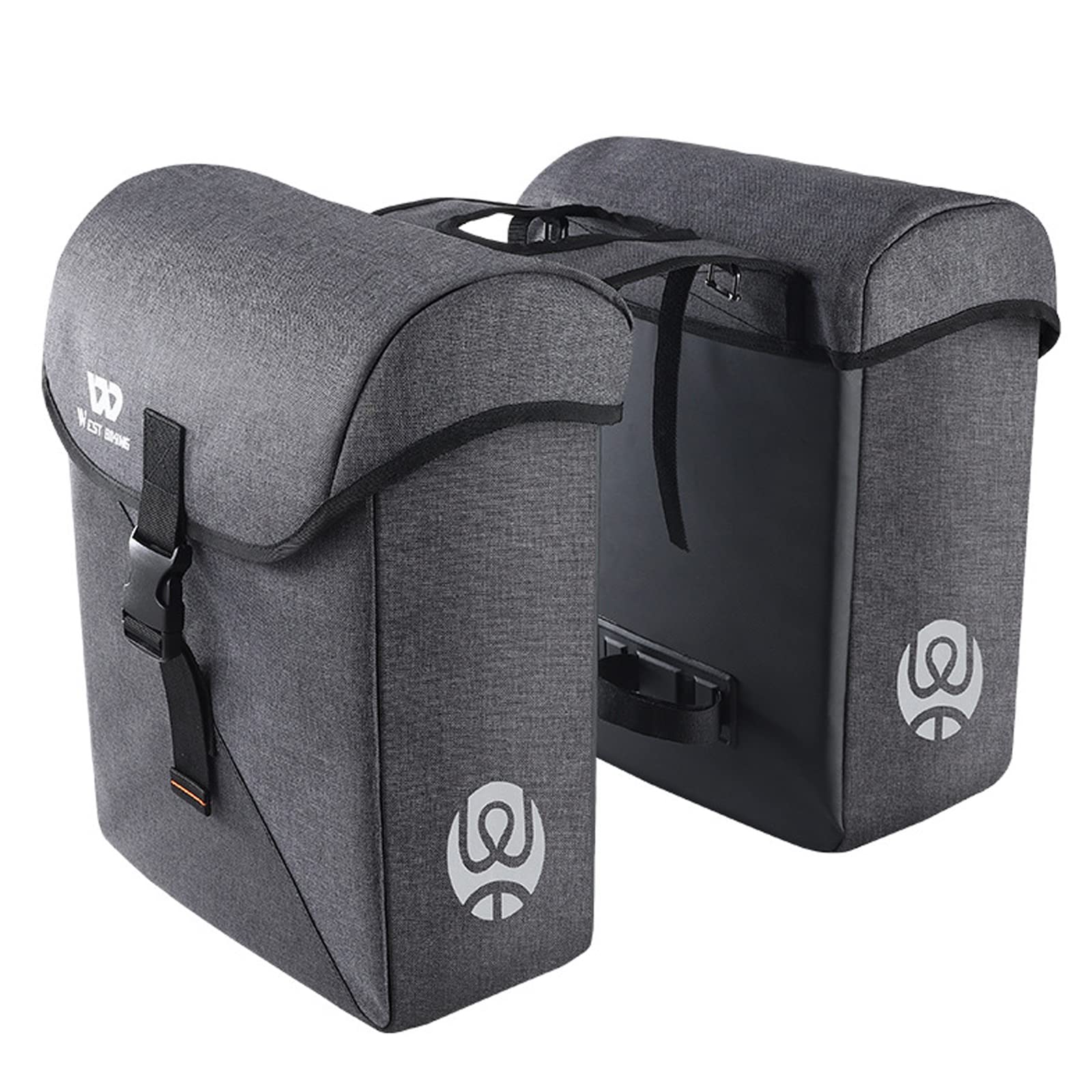 Dxcaicc Bolsa para Bicicleta, Bolsa Trasera para Bicicleta, 35L, Gran Capacidad, Resistente Al Agua, Bolsa para Maletero De Bicicleta, Portador De Almacenamiento para Maletero De Bicicleta