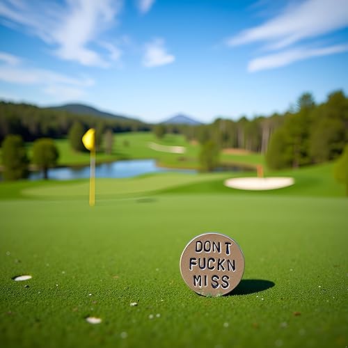 Miniatura 2 de Jowxsx Marcadores de pelota de golf para adultos, divertidos marcadores de pelota de golf para hombres con palabras divertidas, regalos únicos de