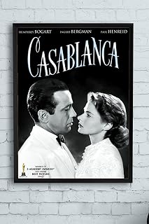 Postermanya (pster10410) Casablanca Film Afişi Çerçeveli Tablo 5 (21x30cm)