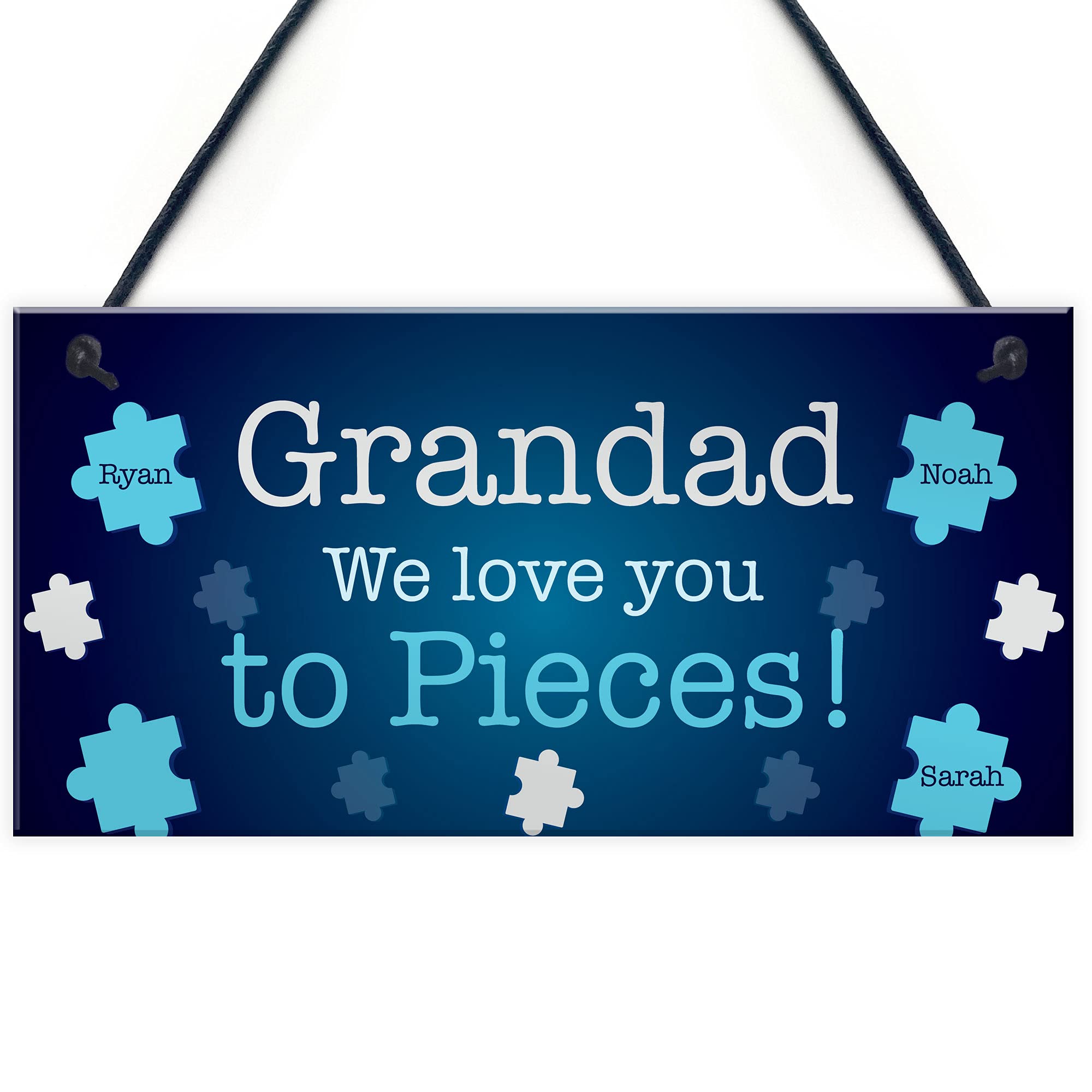 GRANDAD Gift For Birthday Fathers Day Personalised Plaque Grandparent Gift Thank You