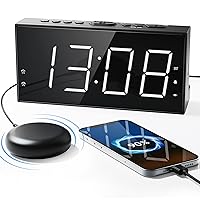 Loud Alarm Clock with Bed Shaker