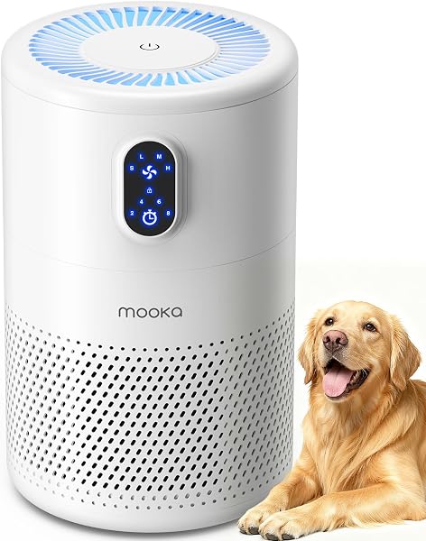 MOOKA Quiet Air Purifier for Bedroom