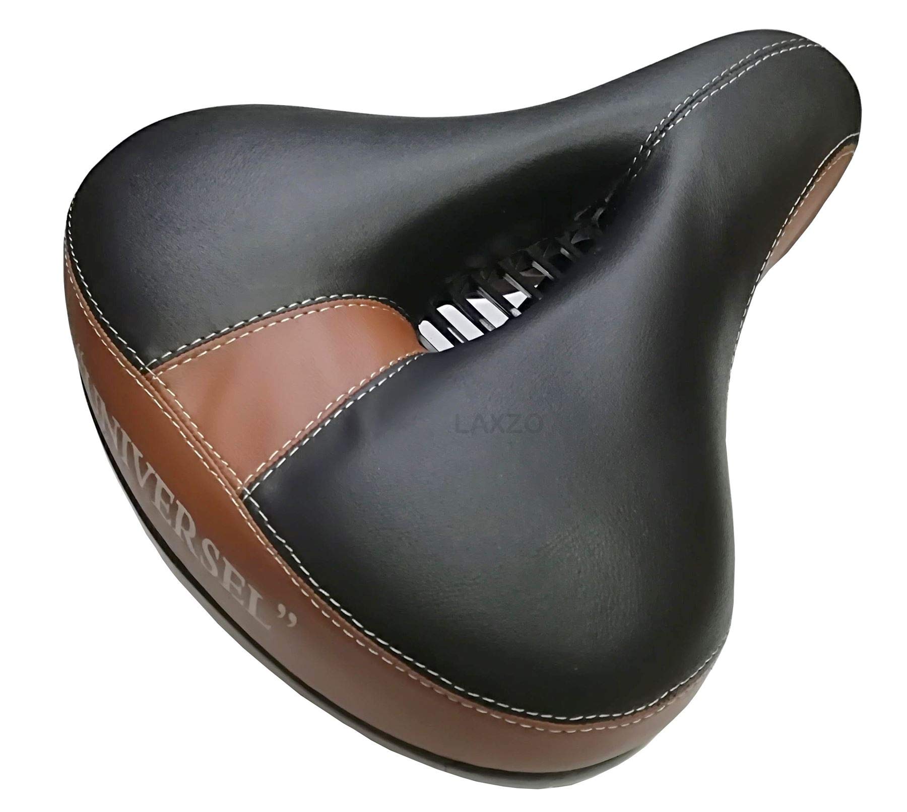 Laxzo ® Bike Seat, Bicycle Saddle Comfortable Soft Wide Saddle Cushion Pad Waterproof For Men Women Shockproof Spring Seat For MTB/Cruiser/Folding/Road/Spining Exercise Bikes