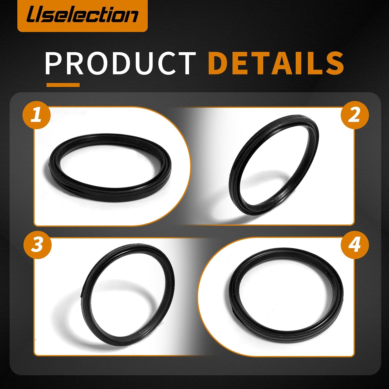 12617604790 038103196B 2PCS Oil Level Sensor Gasket Compatible with Mnin BMW Audi Benz Volkswagen Porsche Oil Pan Sensor O-Ring OEM Part 0019977241