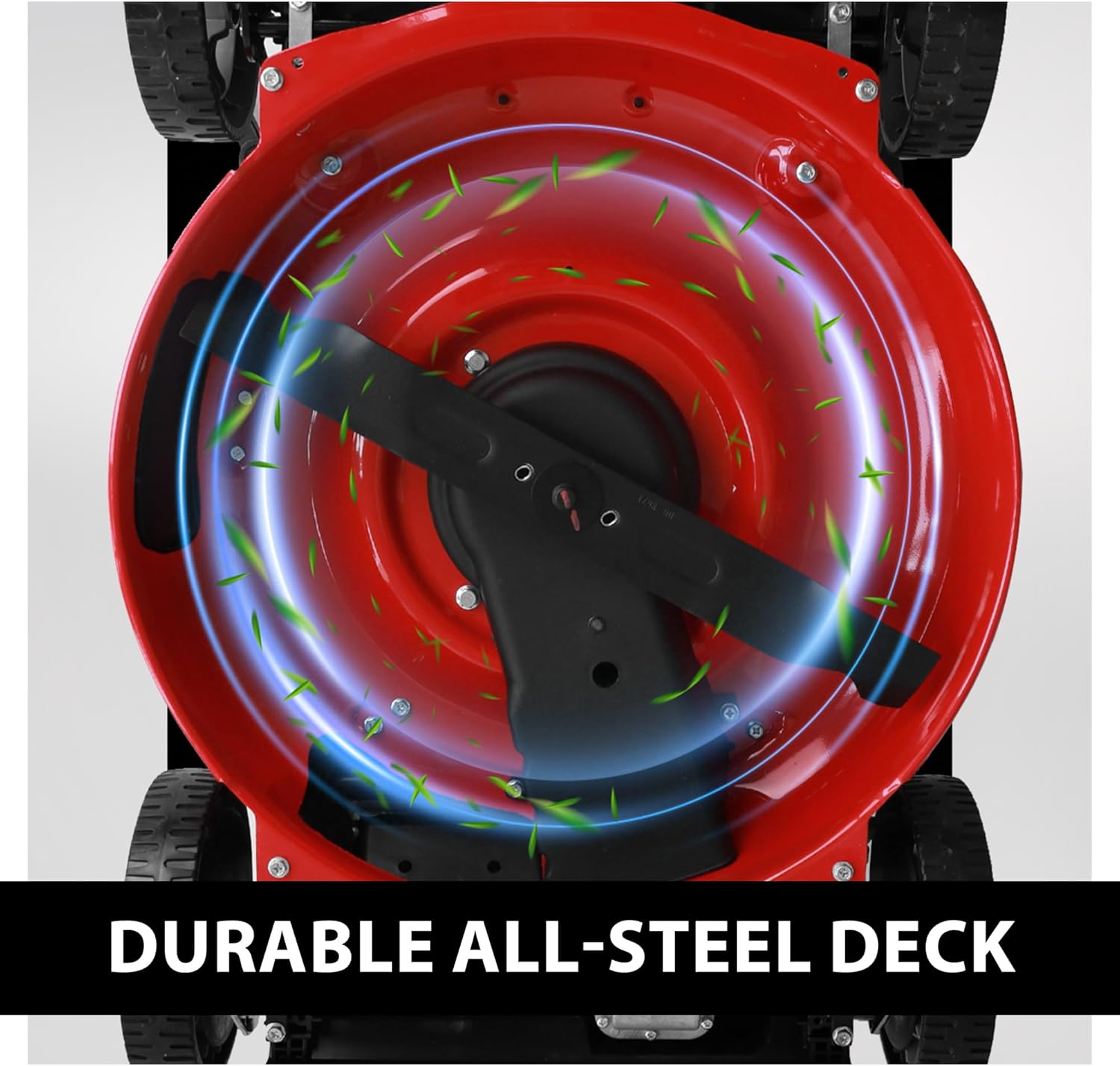 PowerSmart Self Propelled Gas Lawn Mower 21-inch with 170cc 4-Cycle OHV Engine, 3-in-1 Walk-Behind Lawn Mower with 5 Adjustable Heights