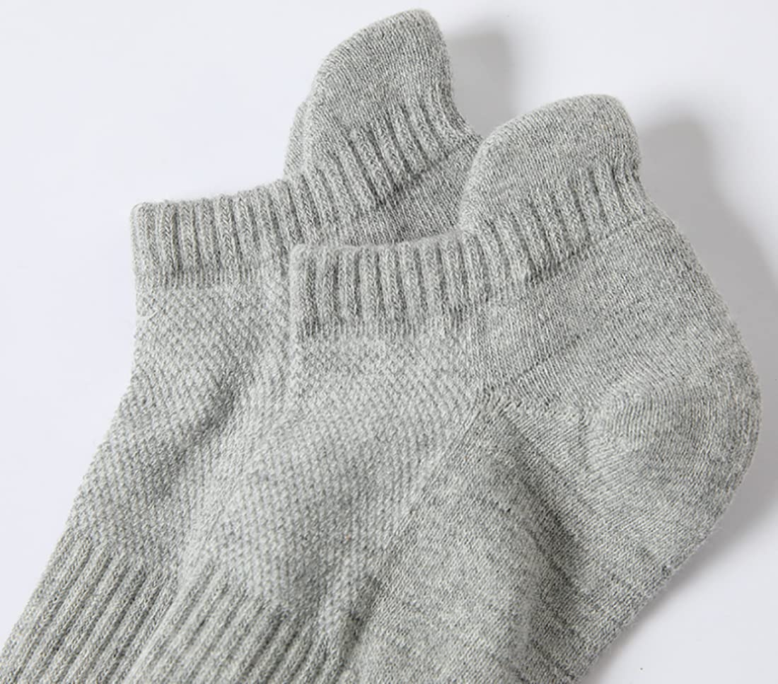 Galsang Calcetines de tobillo para mujer, atléticos, para correr, no se ven, acolchados, transpirables, con pestañas, 5-10#B1071