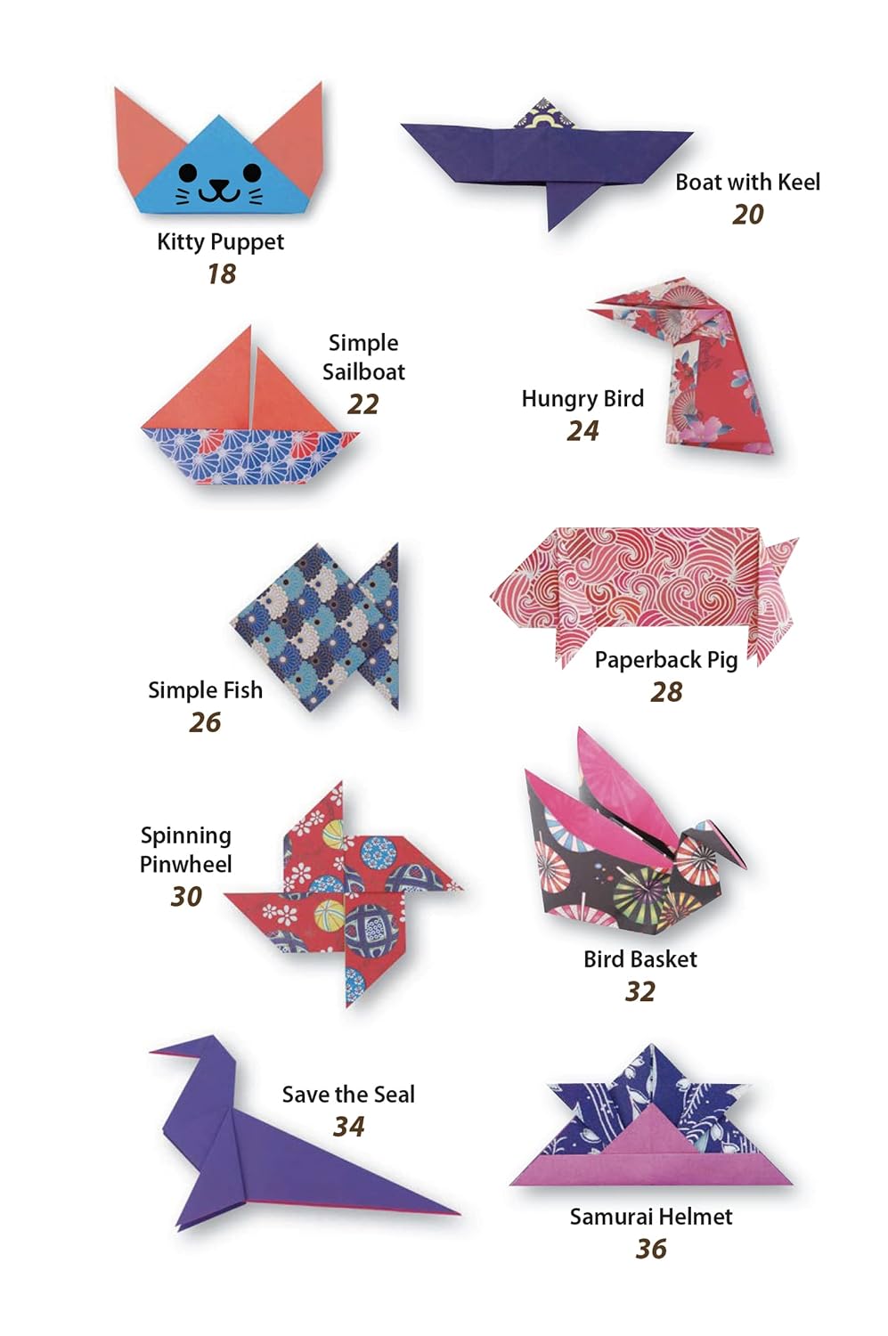 Deluxe Origami for Beginners Kit: 30 Classic Models with Amazing Folding Papers image 4