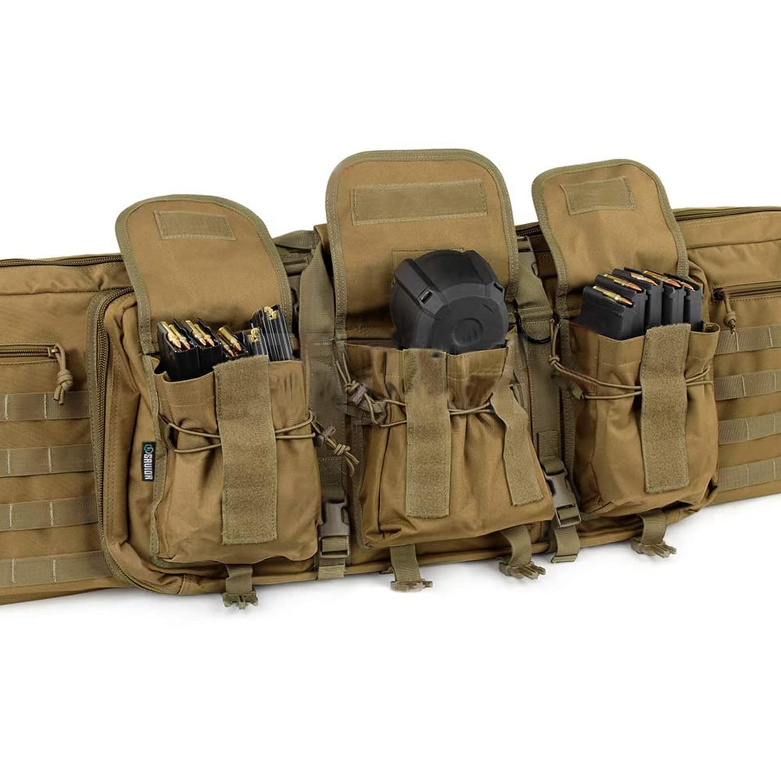 Custodie per Carabine,fucile di Canna da Pesca Borsa,Gun Bag Imbottita Doppia Carabina Zaino Fucile Caccia,Fucile Custodia per Trasporto per Caccia in Campeggio