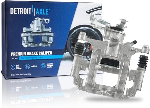 Miniatura 177 de Detroit Axle - Pinza de freno delantera derecha con soporte de repuesto para Chevrolet Equinox Captiva Sport Pontiac Torrent Saturn Vue Suzuki XL-7