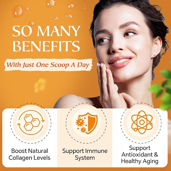NATURE TARGET Multi Collagen Peptides Powder for Women Men, 50 Servings