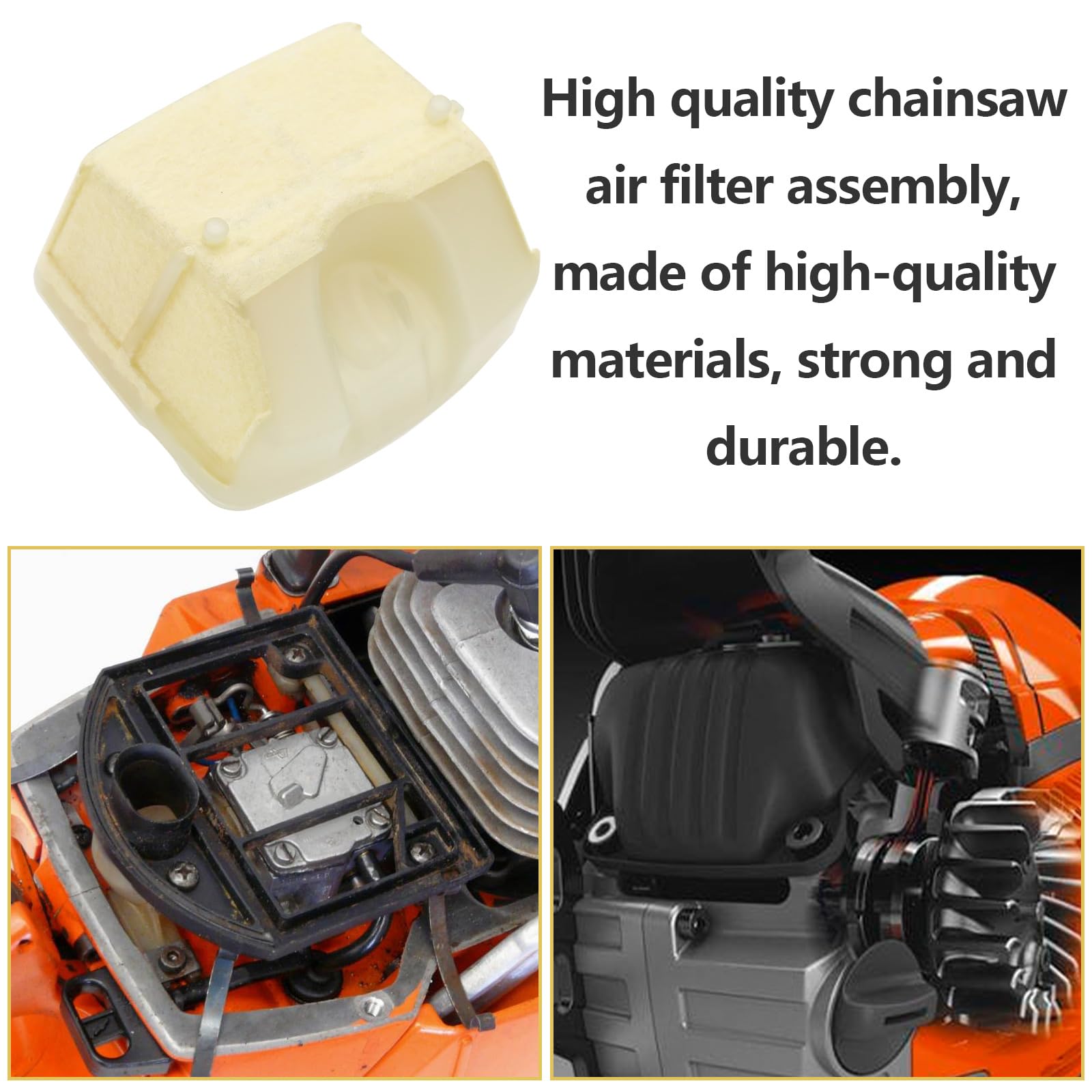 Filtre à air pour tronçonneuse Husqvarna (501762901) 50 Rancher - 51 - 55