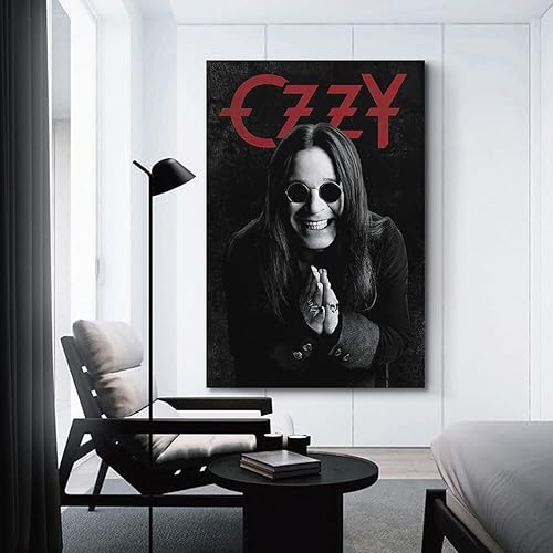 Miniatura 3 de SHOKHI Ozzy - Póster de música de Osbourne, póster retro de banda de rock, pintura decorativa, pósteres de pared e impresión artística moderna para