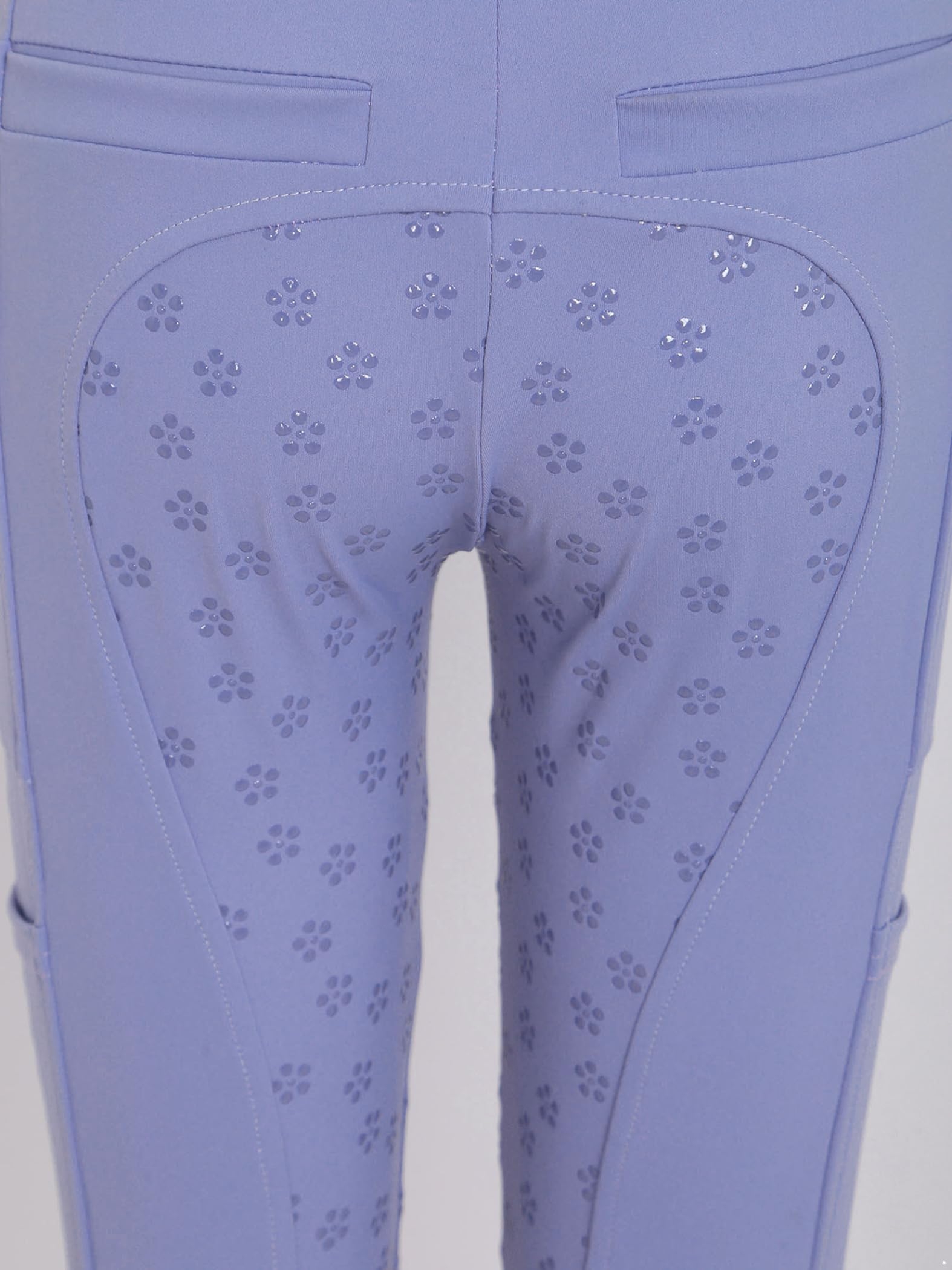 Kinder Reithose Mädchen Jungen Reitleggings Hoch Taille Reithosen Sport Hose Leggings mit Seitentaschen Reitkunst Trainingshose Sweatpants