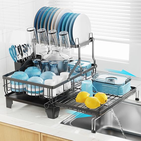 Large 2-Tier Dish Drying Rack