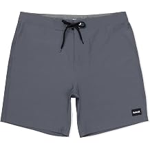 Hurley Mens Phantom Eco One & Only 18in Outseam Boardshort, Ion Grey, 36IN