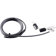 CODi Ultra Slim Keyed Cable Lock for Nano Security Slot, Anti-Theft Laptop Lock with Hardened Steel Cable, Compatible with HP Nano Wedge Slot Laptops, Notebook & Tablet Security Lock with Keys