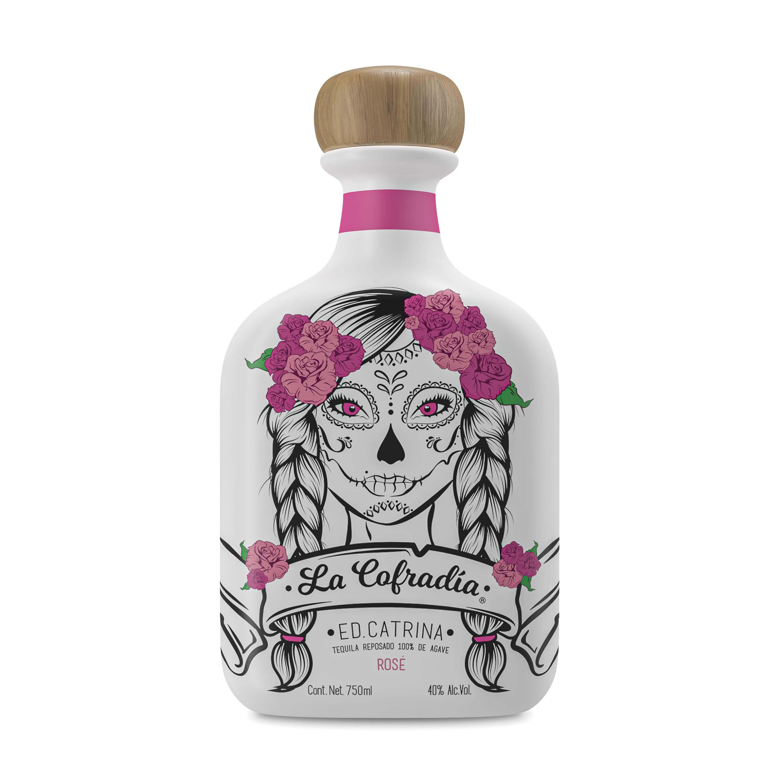 TEQUILA COFRADIA CATRINA REPOSADO ROSÉ 70CL 38%