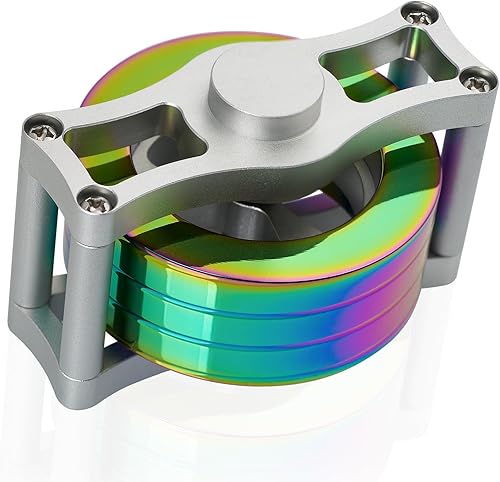 Juguetes cinéticos de escritorio geniales para la ansiedad 20 minutos Spinning-Tops, Cool-Stuff Figet Game para adultos, adolescentes, niños, niños,