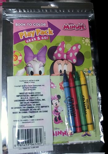 Miniatura 5 de Disney Minnie Mouse "Get Me Ready for School" - Cuatro artículos una bolsa de transporte grande de Minnie Mouse, un libro de trabajo de aprendizaje