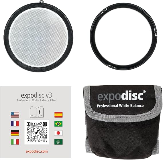 ExpoDisc v3 Professional White Balance Filter (77mm) - Easy White Balance