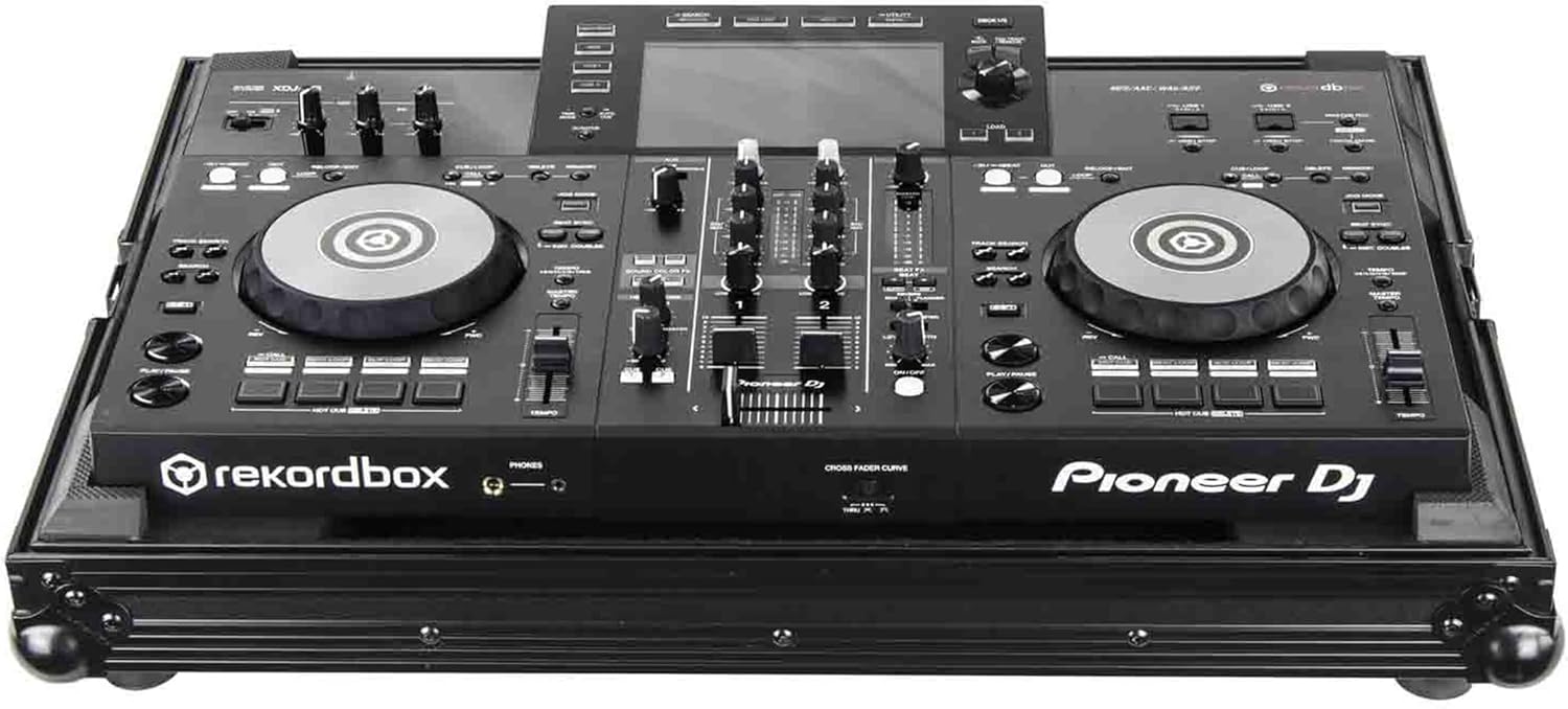 Odyssey FZPIXDJRRBL Black Label Low Profile Controller Case Compatible with Pioneer XDJ-RR