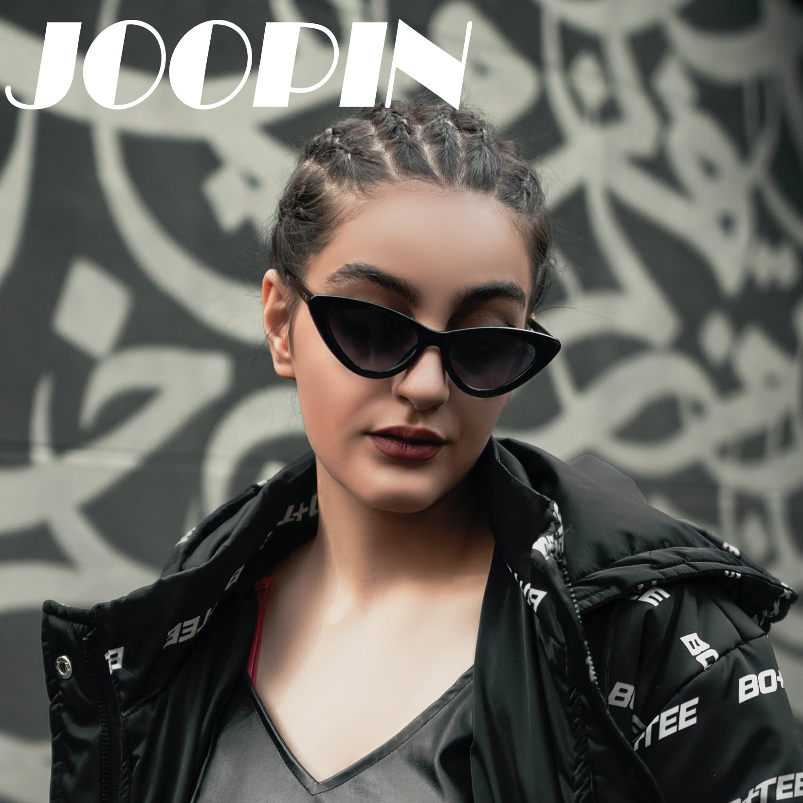 Joopin Occhiali da Sole da Donna Occhi di Gatto Polarizzati Protezione UV Vintage Cat Eye Occhiali da Sole
