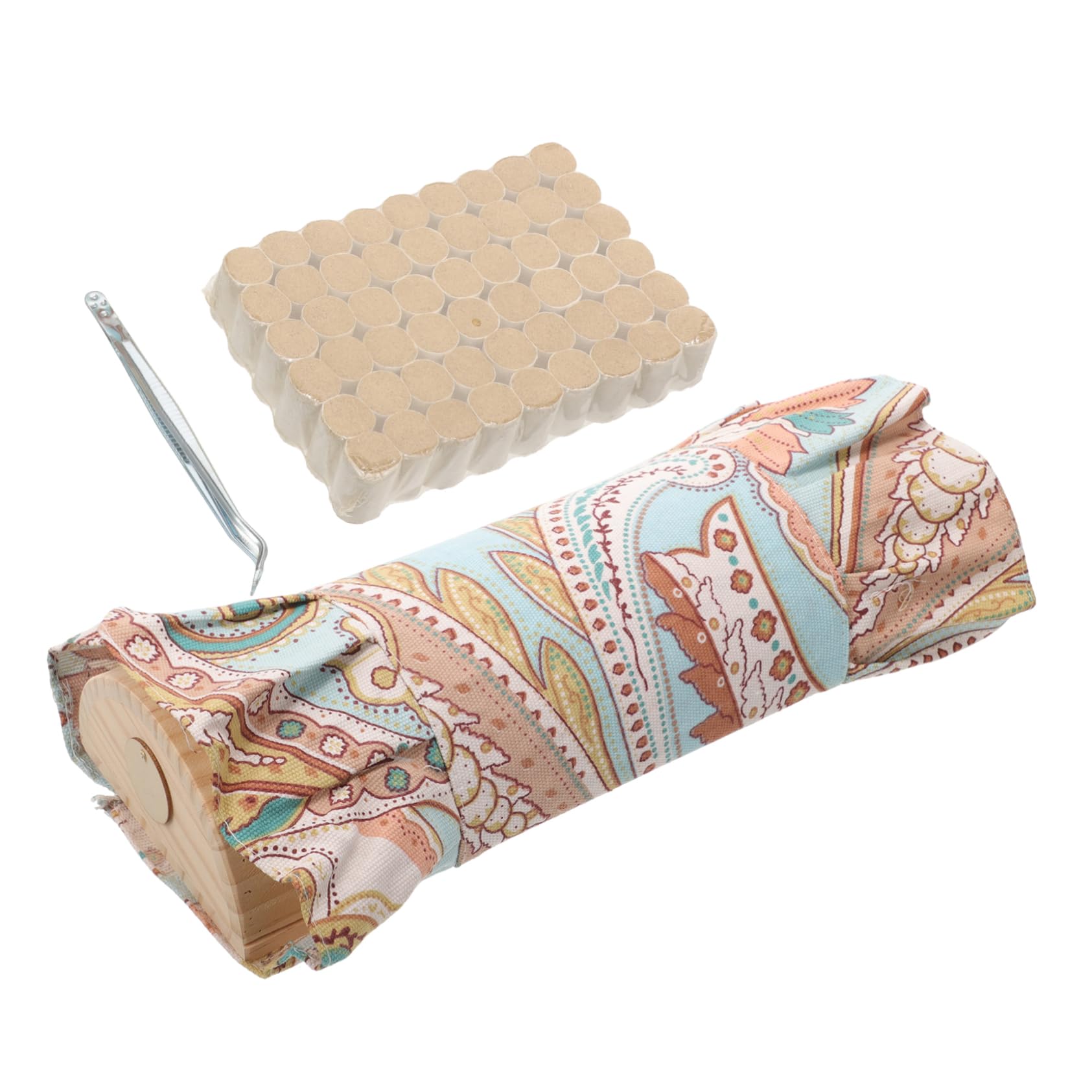 SOIMISS 3sätze Kopfkissen Für Nacken Und Schulterschmerzlinderung Mit Moxibustionstherapie Bequemes Mit Bezug Moxibustionszylinder Und Akupunkturdiagramm Für Anwendung Zu Hause