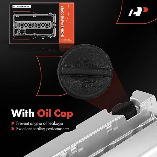 Miniatura 6 de A-Premium Kit de cubierta de válvula de motor compatible con Chevy Cruze, Sonic, Trax, Aveo, Aveo5, L4 1.6L 1.8L (tipo de aluminio mejorado)