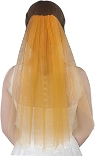 FANFAN Bachelorette Veil Sparkle Fun Party Veil Bride to Be Gift Bridal Shower Bridal Veil Glitter Bridal Veil for Women Y066