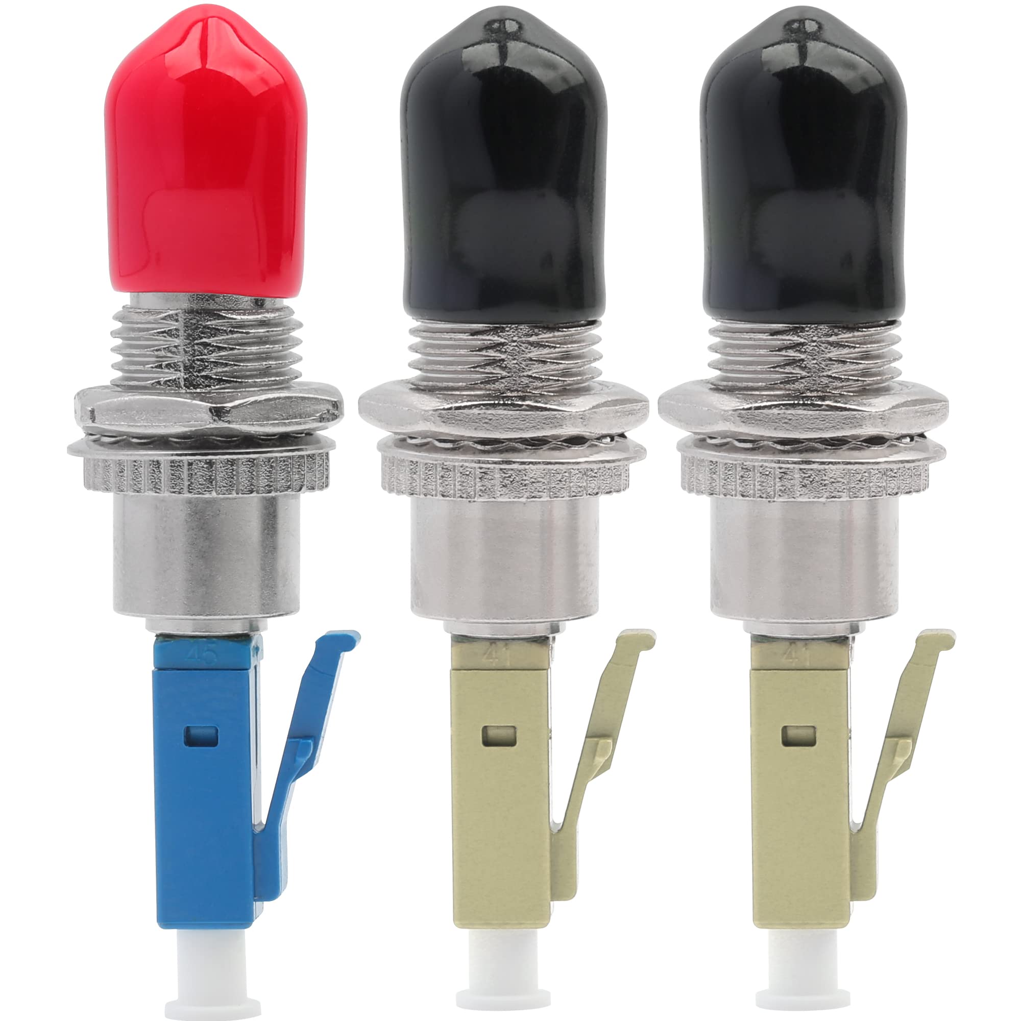 LC Maschio a ST Femmina Adattatori Singolo Modo Flangia Multimodale Accoppiatori Combinazione Ibrida Testa di Conversione Connettori Fibra Ottica
