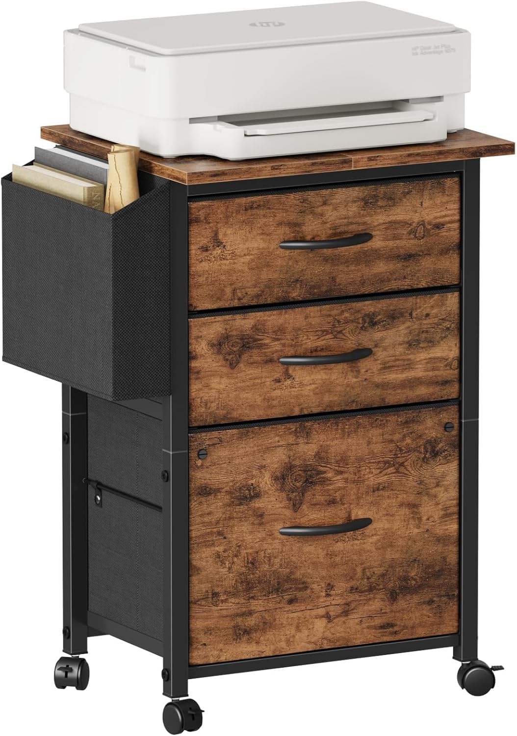 GYIIYUO 3 Drawer File Mobile Filing Fits