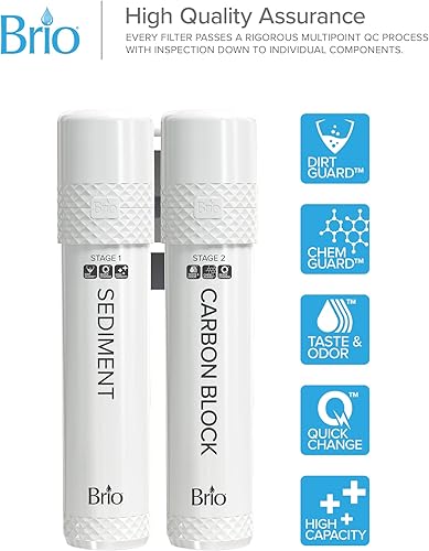 Miniatura 2 de Brio Kit de reemplazo de filtro de 2 etapas - para modelos con UVF2-1500 galones