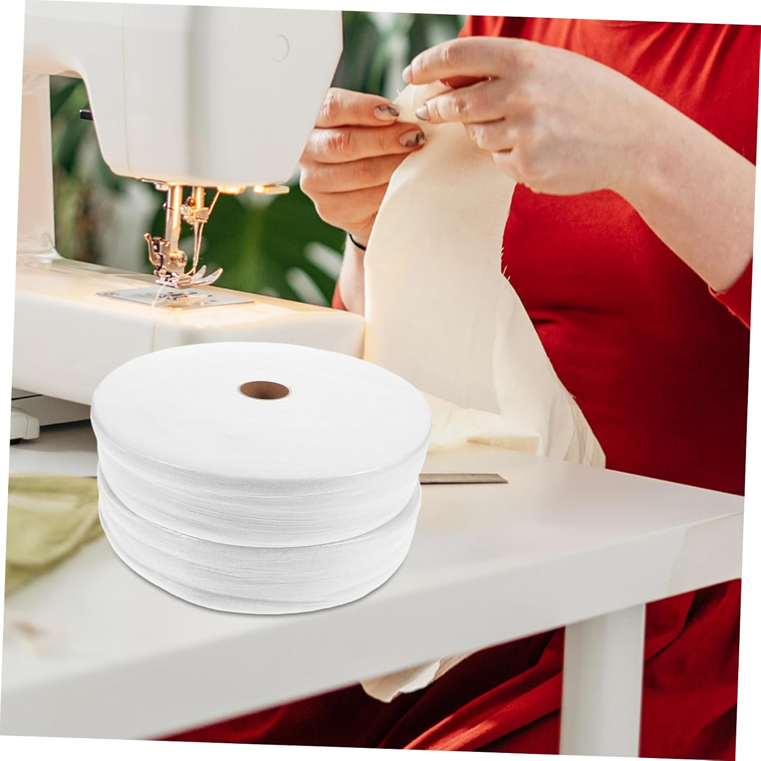 Angoily 2rolls Batting Roll Cotton Batting Roll for Quilting Quilt Rugs Purses Home Decor Craft Projects Soft Easy to Sew