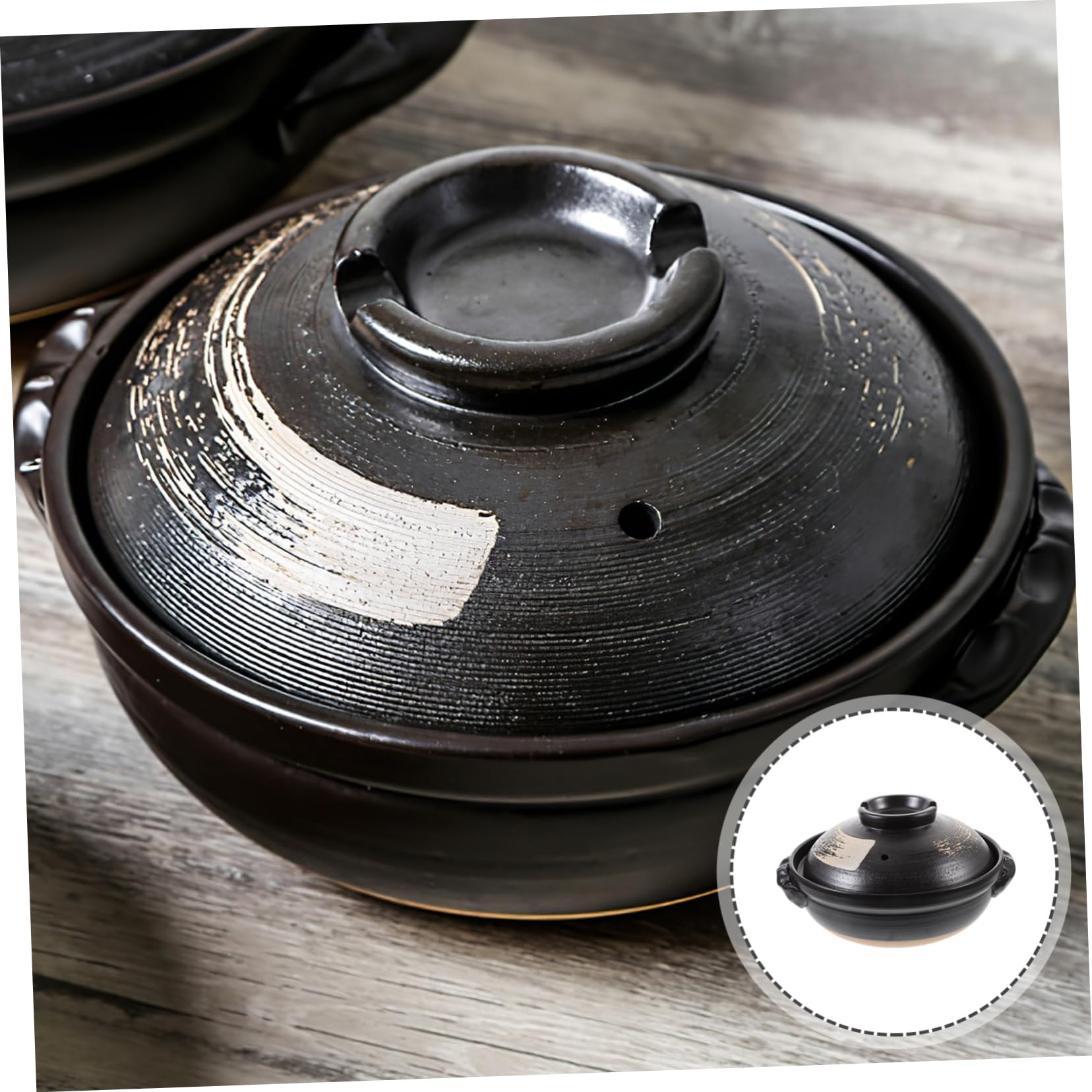 STOBAZA 1 faitout en céramique de 900 ml, couleurs assorties, idéal pour la cuisine à la maison, la soupe et les cocottes pour une utilisation sur la cuisinière