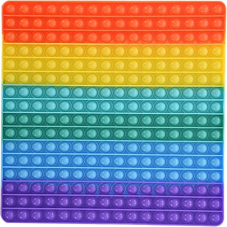 Amazon Co Jp 大きなシリコンゴムはおもちゃを押して 超大型サイズのストレス解消おもちゃ スクイーズ玩具 プッシュポップバブル 家庭の学校と 事務室に適用されます E おもちゃ