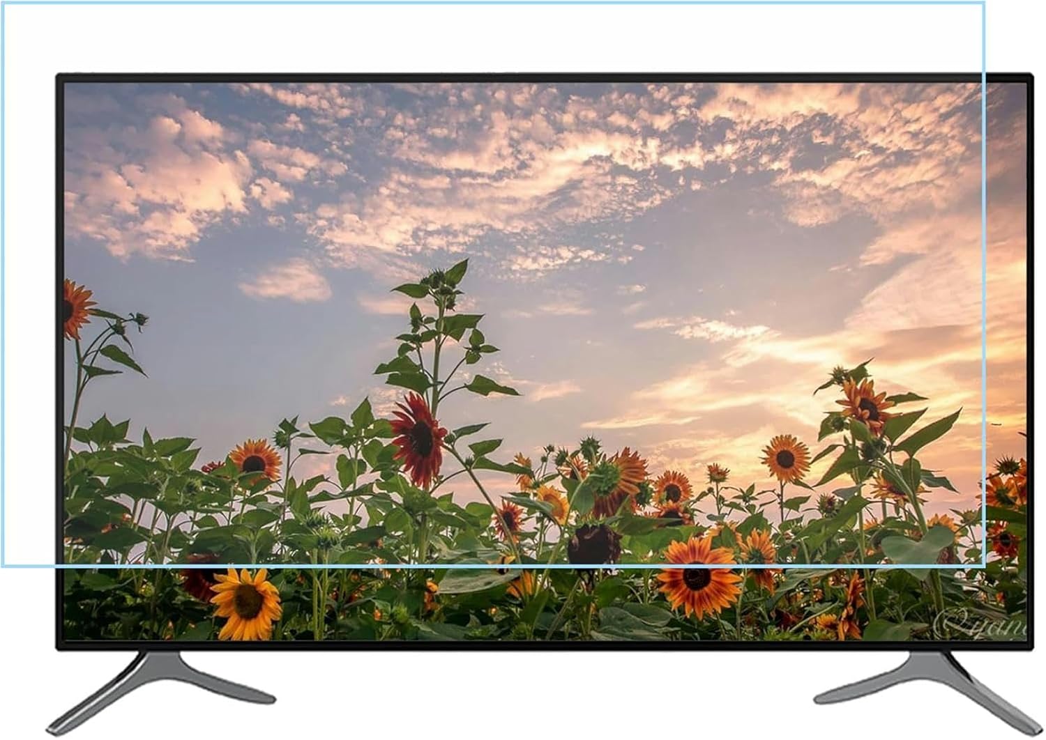 JQZWXX 32-47 Inch Anti Blue Light TV Glare Stopper Screen Protector Film Frosted Surface Dust-Proof and Scratch-Proof, Fingerprint Prevention No Bubbles / 37in819x460mm