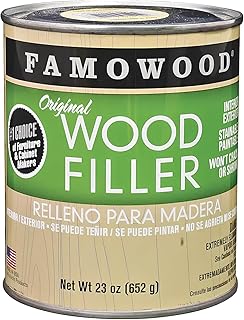 Brixwell QKV1-006 Original Wood Filler, FAMOWOOD Pint, Alder Alder