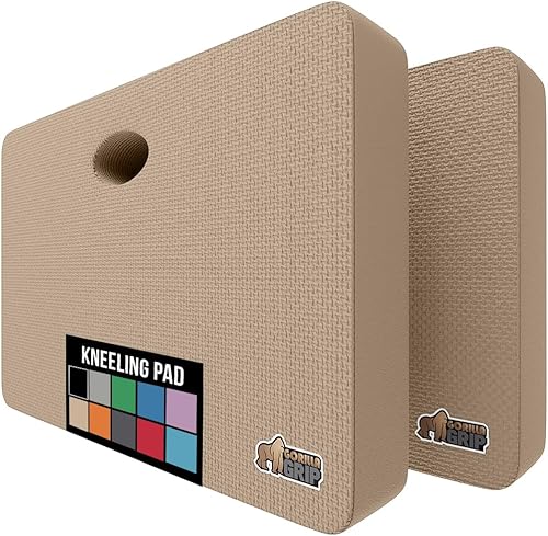 Vista 94 de Gorilla Grip - Tapete original grueso de alta calidad para arrodillarse, ideal para jardinería, trabajar en el patio, yoga, para arrodillarse