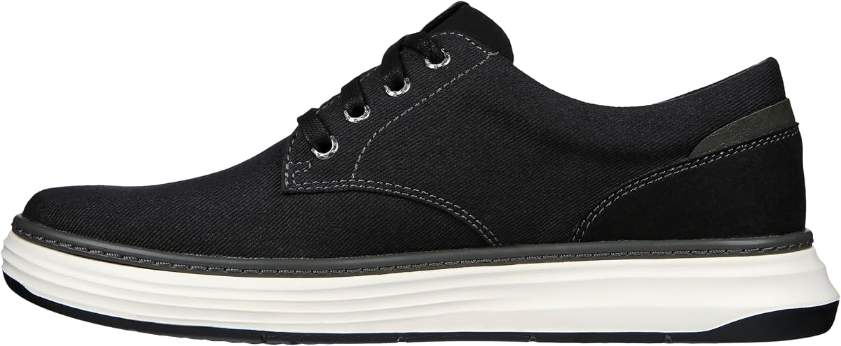 Skechers Moreno Ederson para hombre | Informal, espuma viscoelástica refrigerada por aire, soporte de arco para estera de yoga, cordones
